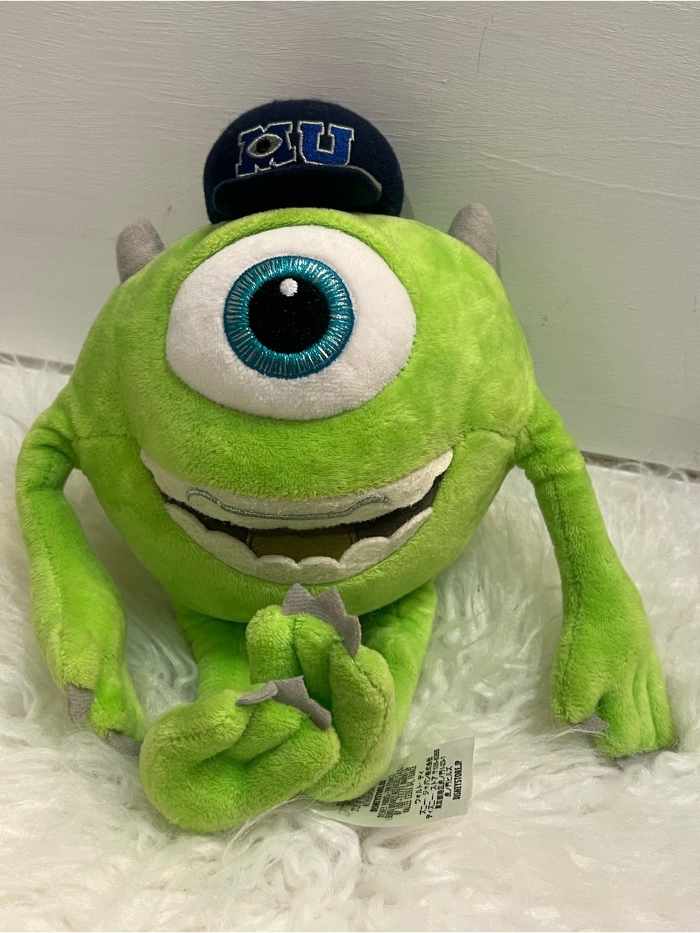 Monsters University Mike Wazowski Disney Pixar Plush - Green stuffed animal